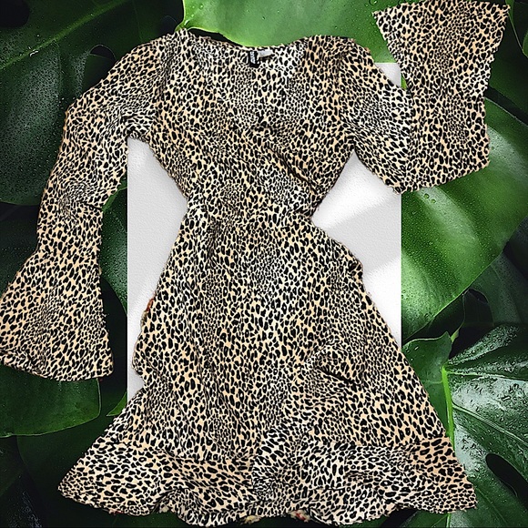 🐆🌿sexy leopard boho style dress - Picture 1 of 1